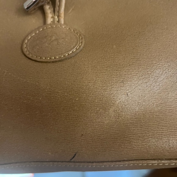 Vintage Leather Longchamp Shoulder Bag - Picture 9 of 11